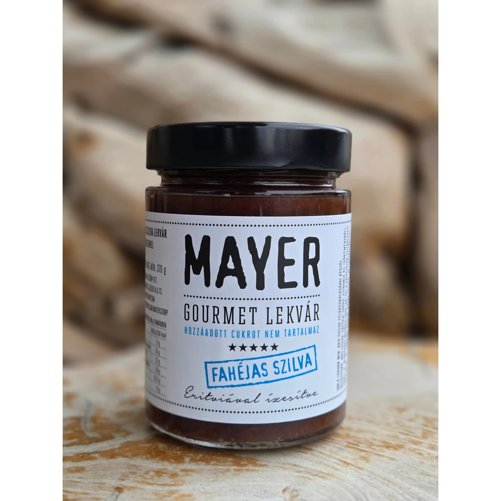 Mayer fahéjas szilva lekvár édesítőszerrel 370g