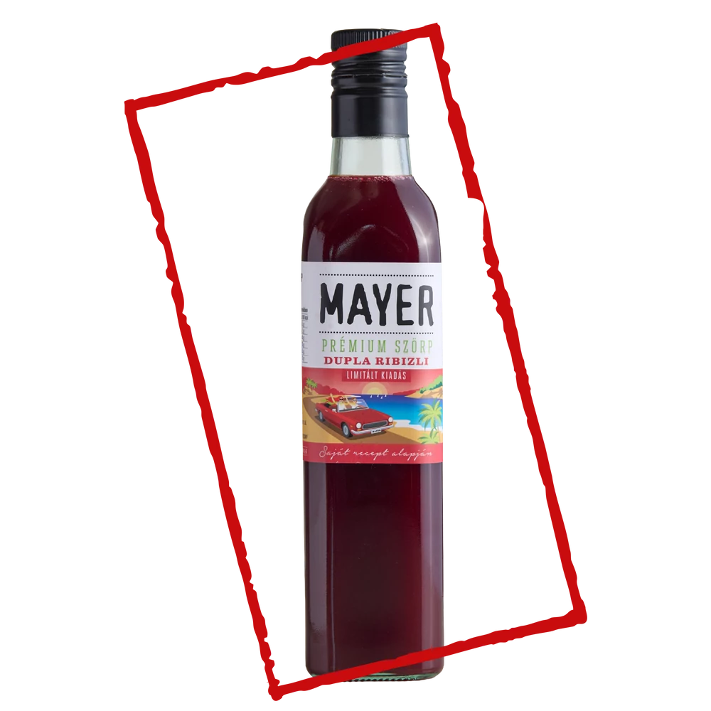 Mayer dupla ribizliszörp 0,5l