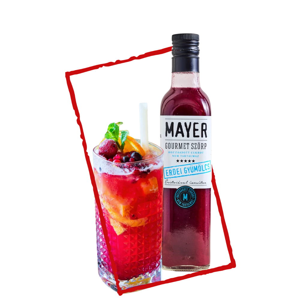 Mayer erdei gyümölcs szörp édesítőszerrel 0,5l
