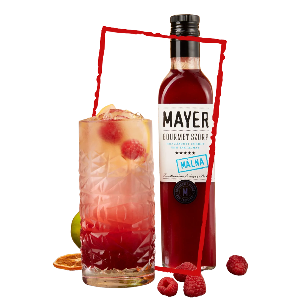 Mayer málnaszörp édesítőszerrel 0,5l