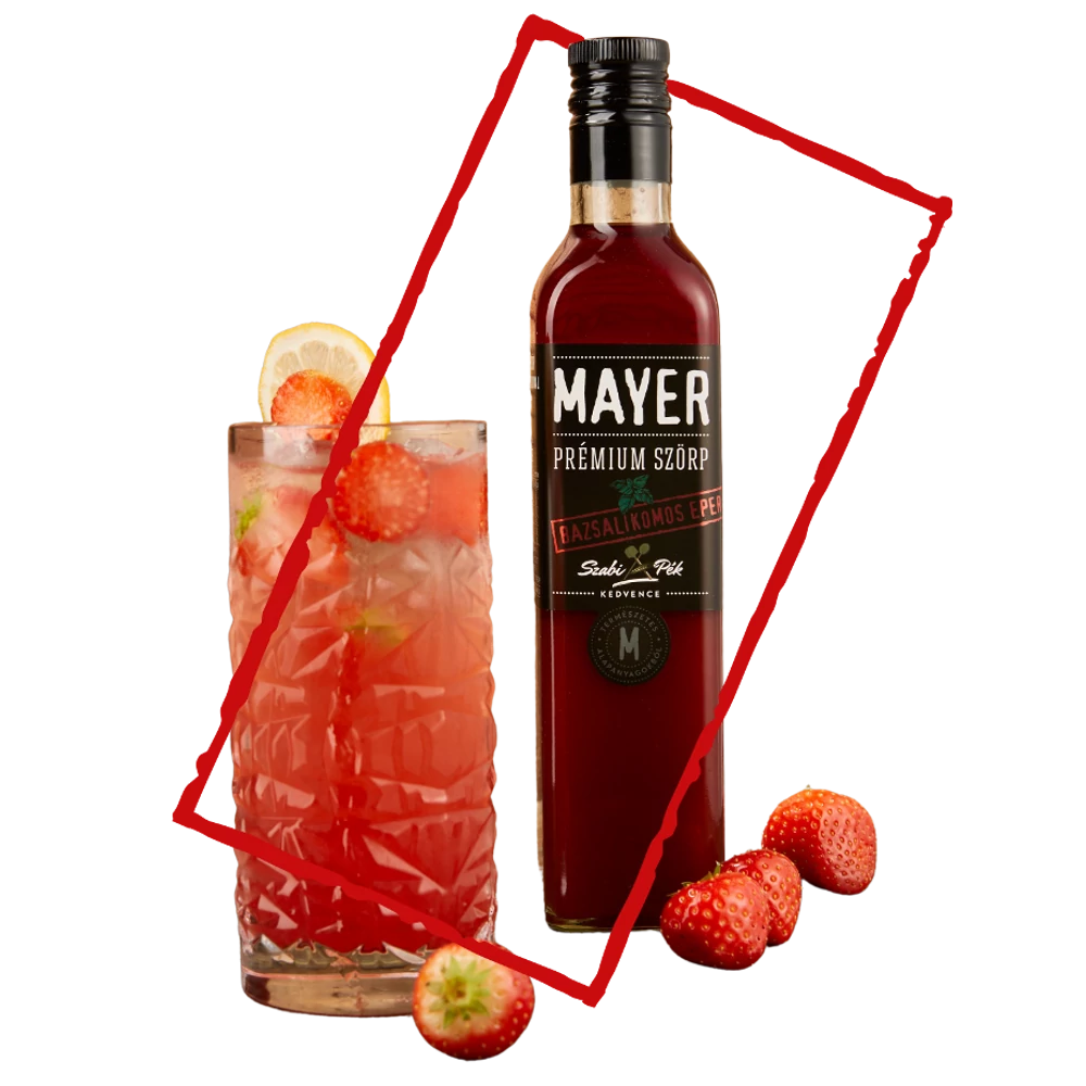 Mayer bazsalikomos eperszörp (Szabi a pék kedvence) 0,5l