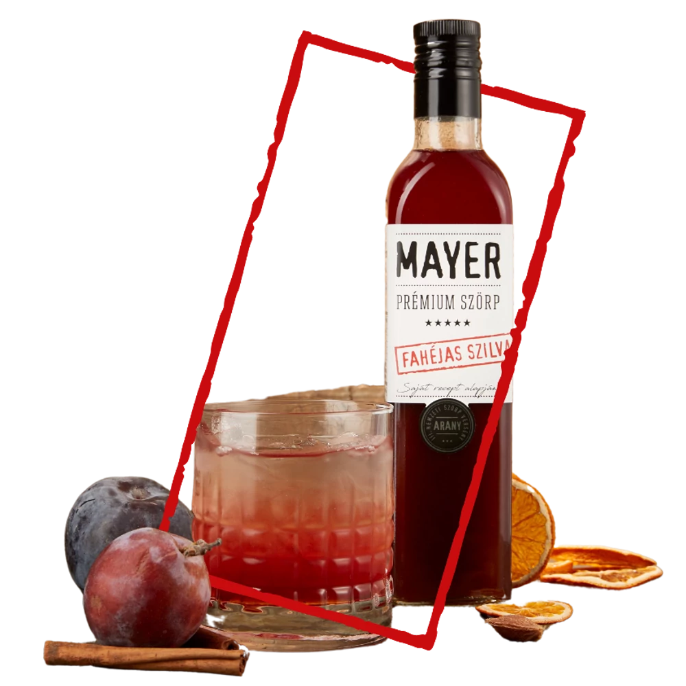 Mayer fahéjas szilvaszörp 0,5l