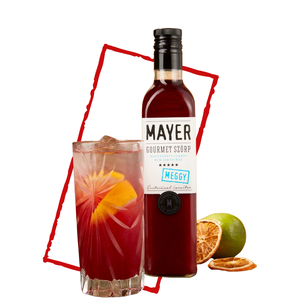 Kép 1/2 - Mayer meggyszörp édesítőszerrel 0,5l