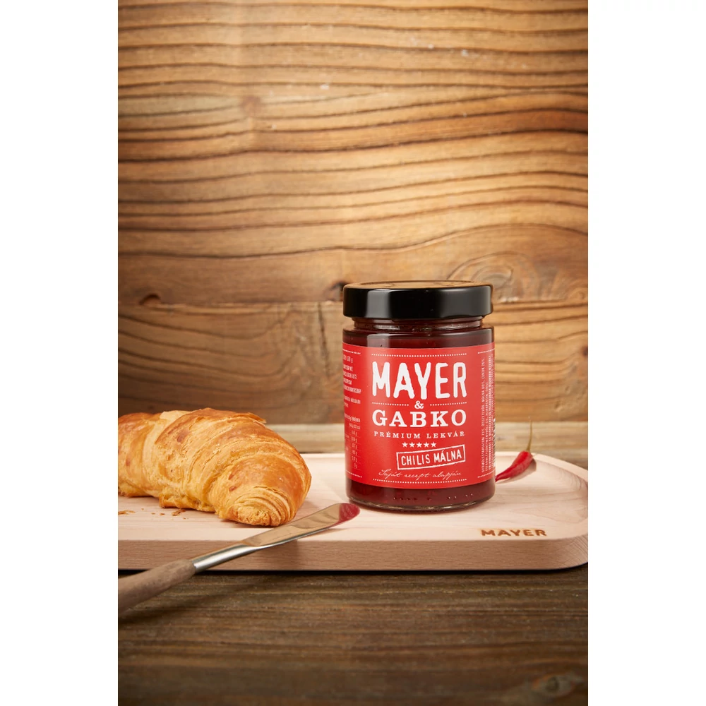 Kép 2/2 - Mayer chilis málna lekvár 378g